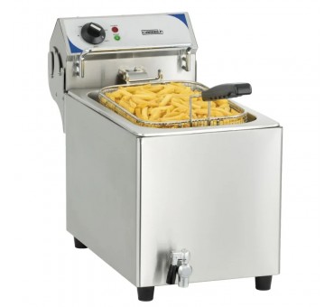 Friteuse électrique avec vanne de vidange 10 litres 3600w Friteuse électrique avec vanne de vidange 10 litres 3600w