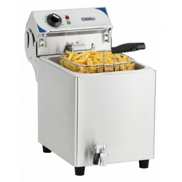Friteuse électrique avec vanne de vidange 7 litres 3600W
