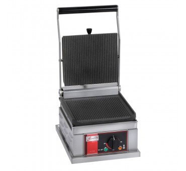 Grill panini simple - Petit modèle - 2 plaques rainurées - PPM1 Grill panini simple - Petit modèle - 2 plaques rainurées - PPM1