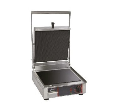 Grill vitrocéramique électrique simple - Plaques inf. lisse et sup. rainurée - 10192VRL Grill vitrocéramique électrique simple - Plaques inf. lisse et sup. rainurée - 10192VRL