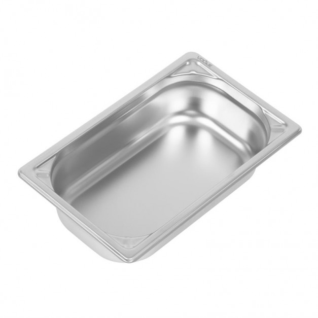 Bac GN 1/4 inox professionnel AISI 304 18/10