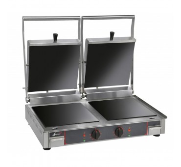 Grill vitrocéramique double - Plaques lisses - 10232VLL Grill vitrocéramique double - Plaques lisses - 10232VLL