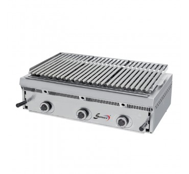 Wood steack grill gaz inclinable - L 900 mm Wood steack grill gaz inclinable - L 900 mm