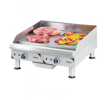Plaque à snacker large Rainurée - Lisse  2 x 3 000 W / 230 V Plaque à snacker large Rainurée - Lisse  2 x 3 000 W / 230 V
