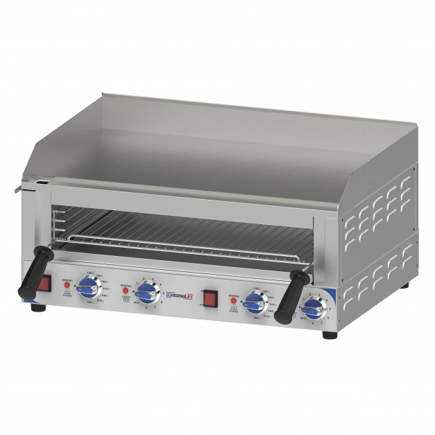 Plaque à snacker avec toasteur intégré 700 / 7 000 W / 400 V