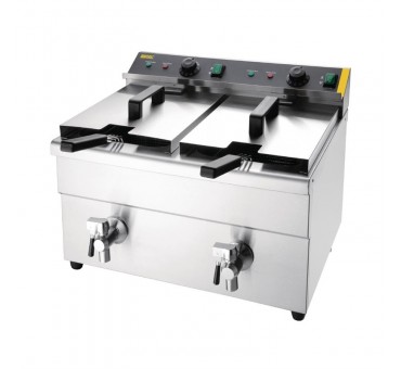 Friteuse induction double Buffalo 2 x 3 kW Friteuse induction double Buffalo 2 x 3 kW