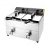 Friteuse induction double Buffalo 2 x 3 kW