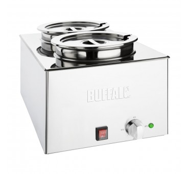 Bain-marie avec pots ronds Buffalo Bain-marie avec pots ronds Buffalo