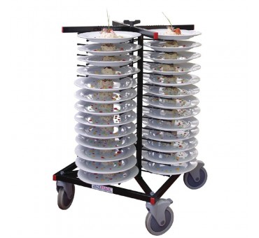 Echelle mobile Porte plats Jackstack 52 assiettes Echelle mobile Porte plats Jackstack 52 assiettes