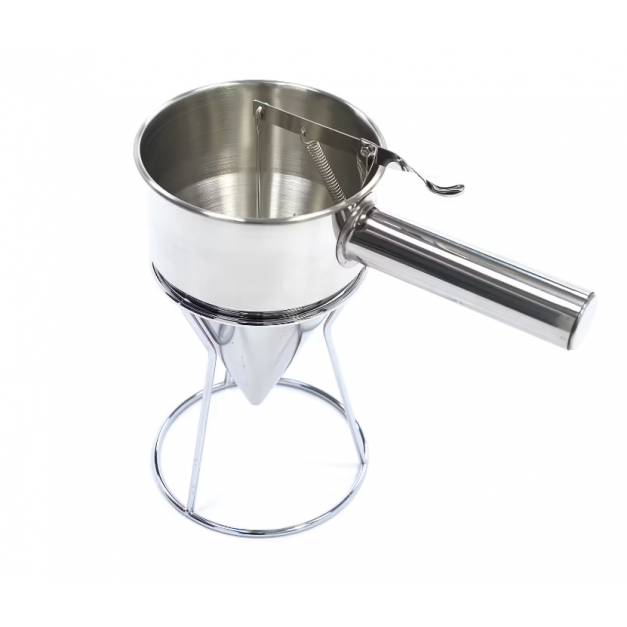 Dispensateur de pâte 1,3 L  acier inoxydable