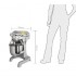 Batteur mélangeur professionnel buffalo 10 litres