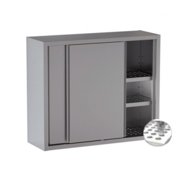 Placard Mural Inox AISI 430 portes coulissantes H100 Placard Mural Inox AISI 430 portes coulissantes H100