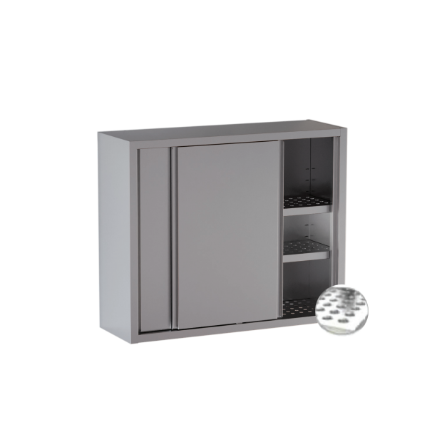 Placard Mural Inox AISI 430 portes coulissantes H100