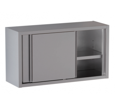 Placard Mural Inox AISI 430 portes coulissantes H65 P Placard Mural Inox AISI 430 portes coulissantes H65 P