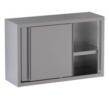 Placard Mural Inox AISI 430 portes coulissantes H80 P Placard Mural Inox AISI 430 portes coulissantes H80 P