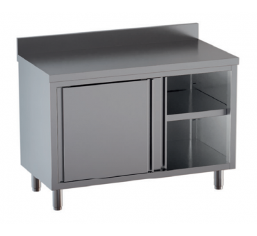 Meuble bas 700 avec portes coulissantes avec dosseret Meuble bas 700 avec portes coulissantes avec dosseret
