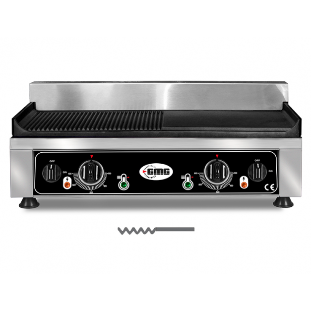 Plancha professionnelle GMG 5530EG Lisse et Grill