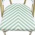 PARIS CHAISE DE BISTROT EN ROTIN - BAMBOU-BLANC/VERT PASTEL