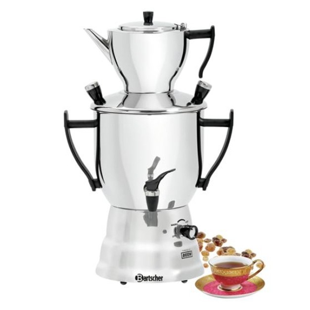 Samovar 3 litres Bartscher avec théière 1.2 litres