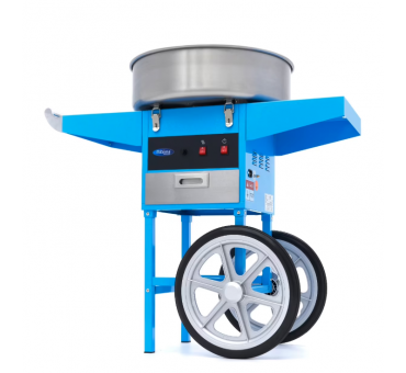 Machine à barbe à papa - Ø 52cm - Bleu - avec chariot Machine à barbe à papa - Ø 52cm - Bleu - avec chariot