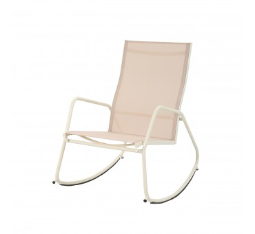 BRODY FAUTEUIL DE JARDIN À BASCULE - BEIGE