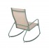 BRODY FAUTEUIL DE JARDIN À BASCULE - VERT-BEIGE