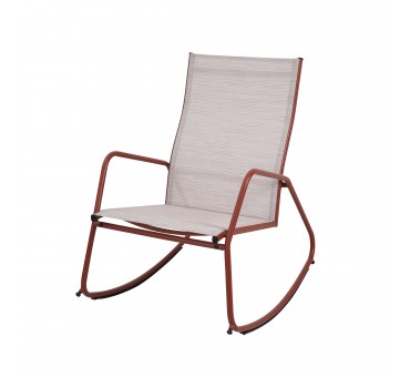 BRODY FAUTEUIL DE JARDIN À BASCULE - TERRACOTTA BRODY FAUTEUIL DE JARDIN À BASCULE - TERRACOTTA