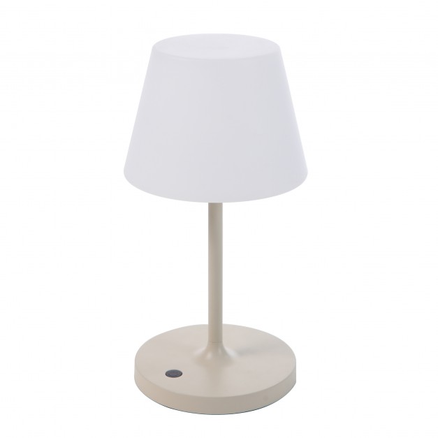 ALPHA LAMPE DE TABLE D'EXTÉRIEUR - BEIGE