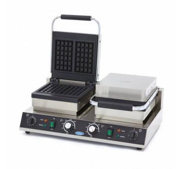 Gaufrier Double Professionnel - 3000W | Préparez de Délicieuses Gaufres Belges Gaufrier Double Professionnel - 3000W | Préparez de Délicieuses Gaufres Belges