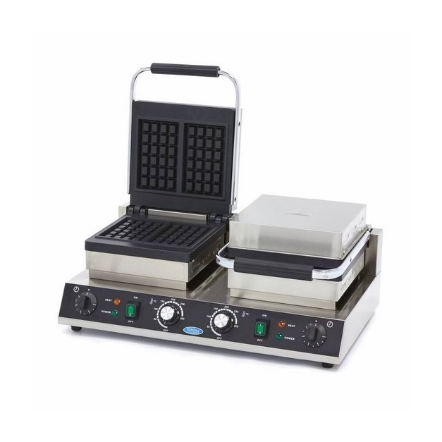 Gaufrier Double Professionnel - 3000W | Préparez de Délicieuses Gaufres Belges