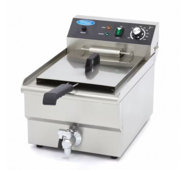 Friteuse - 16 L - 1 panier - avec robinet de vidange Friteuse - 16 L - 1 panier - avec robinet de vidange