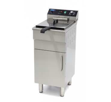 Friteuse sur socle - 16 Litres - 1 panier - avec robinet de vidange 400V Friteuse sur socle - 16 Litres - 1 panier - avec robinet de vidange 400V