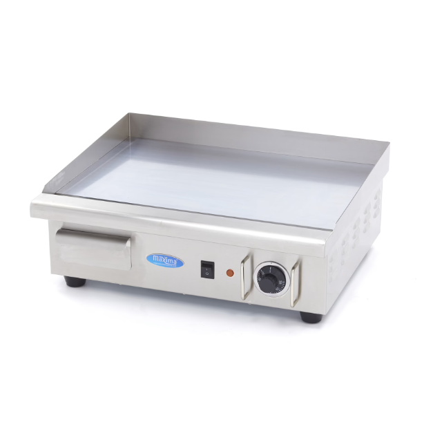 Plancha Électrique Professionnelle 55 cm – Inox Chrome Miroir