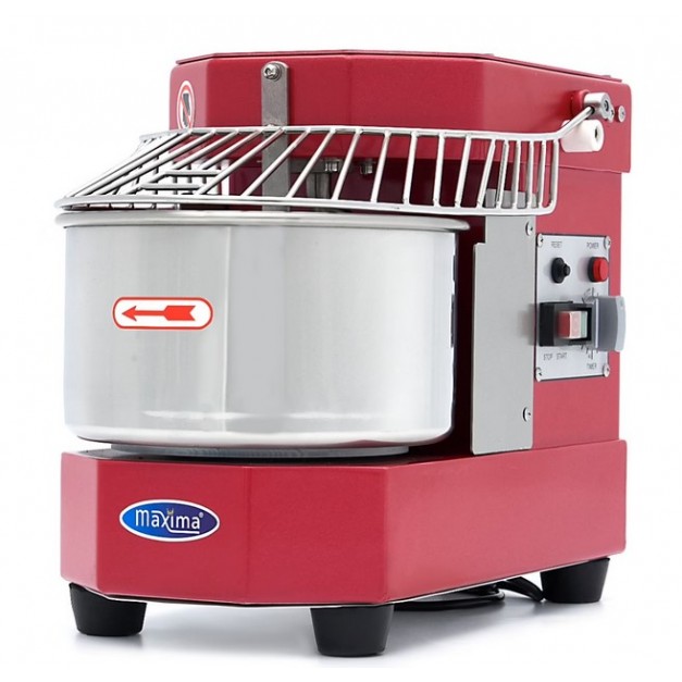 Pétrin à spirale / pétrin à pâte - 8 L - 4,5 kg de pâte - Coloris rouge framboise