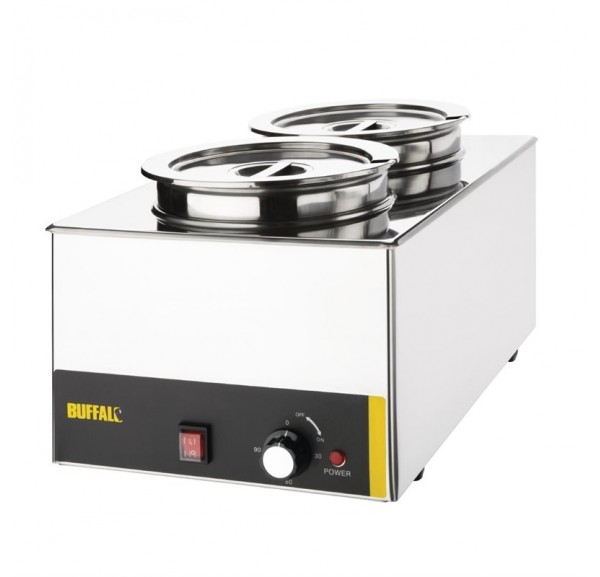 Bainmarie à sauce électrique avec 2 pots Buffalo