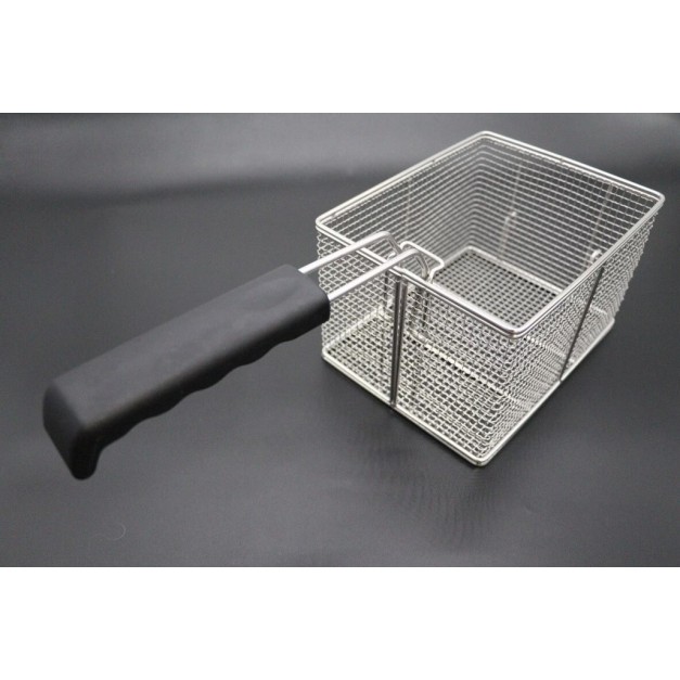Panier à Friture 22cm Avec Poignées - Acier Inoxydable, Trous D'égouttage - Pour Friteuse, Marmite, Sauteuse