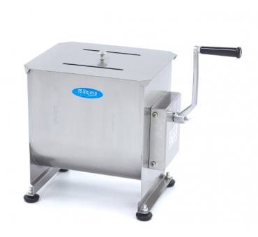 Mélangeur de viande - 20 L - 16 kg viande - axle unique - manuel