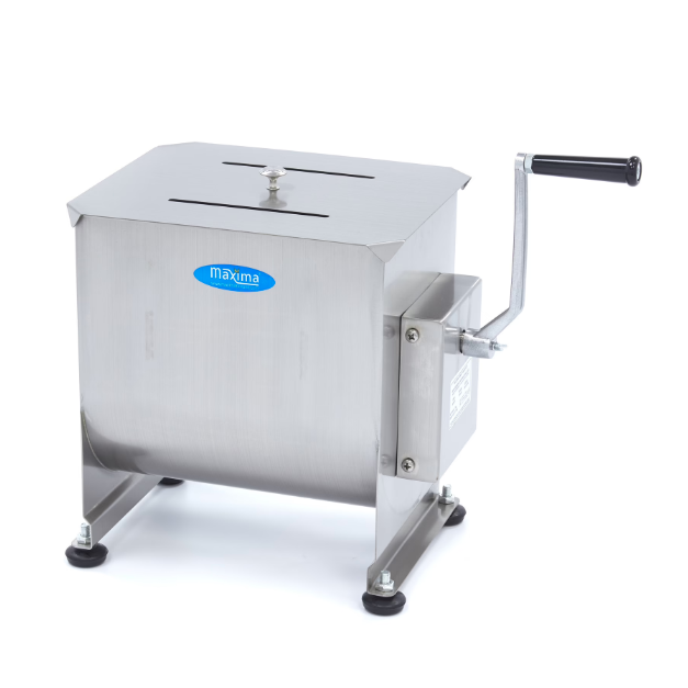Mélangeur de viande - 20 L - 16 kg viande - axle unique - manuel