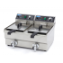 Friteuse Professionnelle Double Bac 2 x 13L avec Vidange Inox