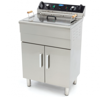Friteuse - 35 L - 1 panier - avec robinet de vidange - 400V Friteuse - 35 L - 1 panier - avec robinet de vidange - 400V