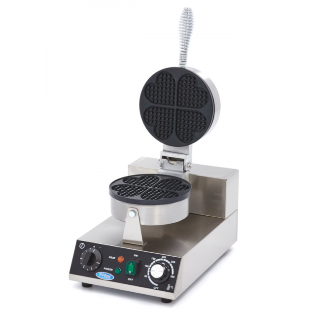 Gaufrier - 4 gaufres - coeurs