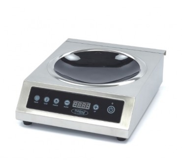 Wok à induction professionnel 3500 W – Ø 26 cm – Maxima Wok à induction professionnel 3500 W – Ø 26 cm – Maxima