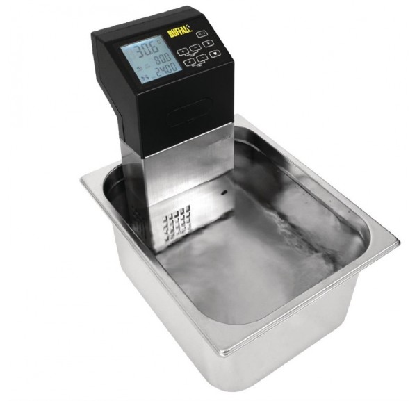 Thermoplongeur Cuisson Sous Vide KitchenBoss WiFi 1100W - Contrôle Précis 0.1°C - APP Et Écran LED - IPX7