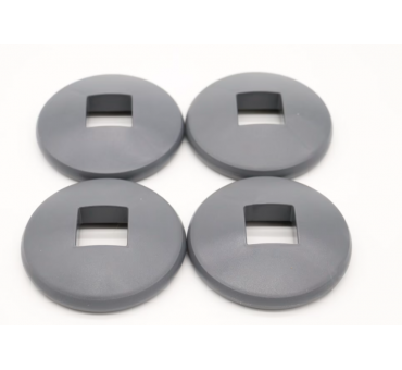 Protection pour échelle en acier inoxydable – Lot de 4 – Boulangerie et restauration