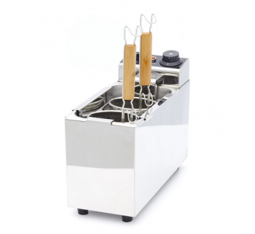 Cuiseur à pâtes pro Maxima 2×2 L inox – 2 paniers, 2000 W