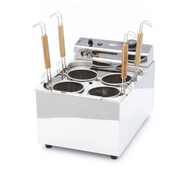 Cuiseur à pâtes professionnel Maxima 4×2 L inox – 4 paniers, 2500 W