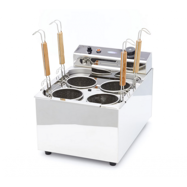 Cuiseur à pâtes professionnel Maxima 4×2 L inox – 4 paniers, 2500 W