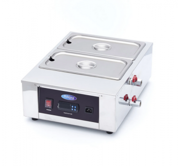 Fondoir à chocolat professionnel 2 x GN 1/3 Maxima bain-marie CHR