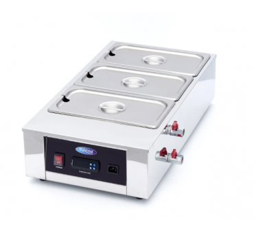 Fondoir à chocolat professionnel 3 x GN 1/3 Maxima bain-marie CHR