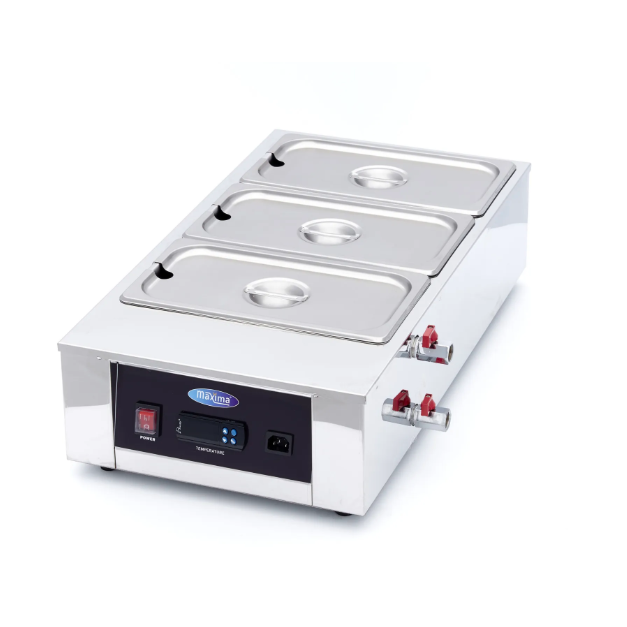 Fondoir à chocolat professionnel 3 x GN 1/3 Maxima bain-marie CHR